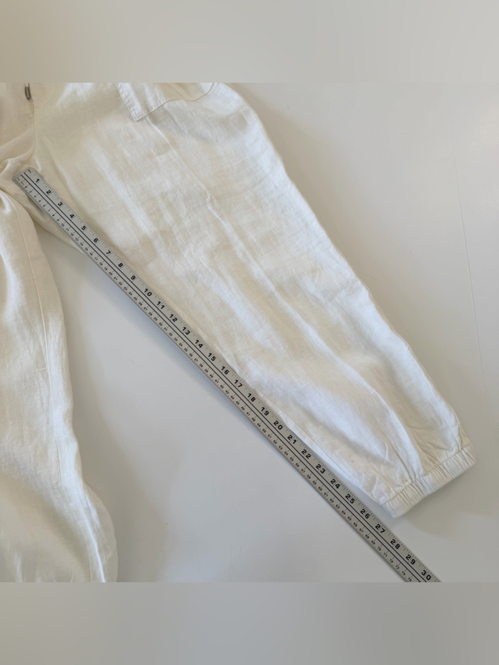 Athleta Pants Womens Plus Sz 20 Cabo Linen Joggers New Beach Boho - Picture 8 of 11
